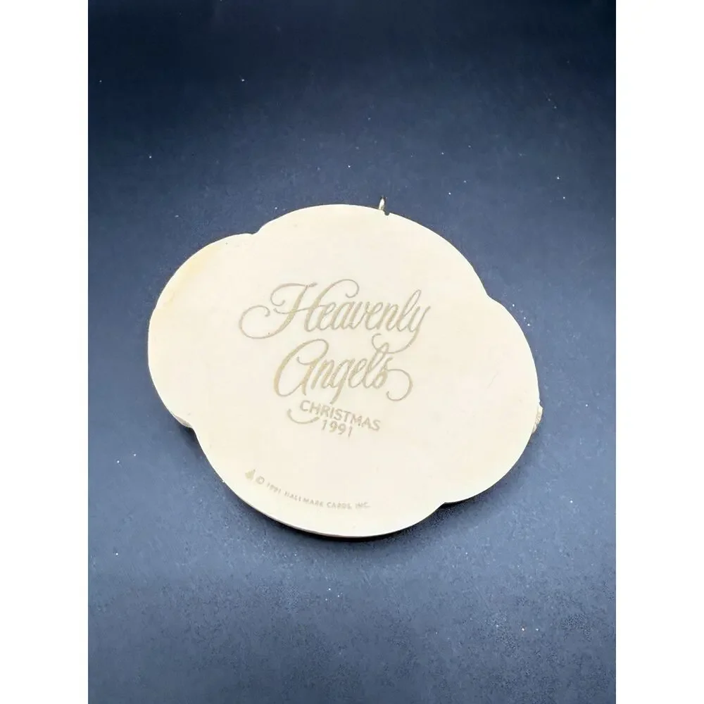 Hallmark 1991 Heavenly Angels Keepsake Christmas Ornament Series #1 No Box -Lo16